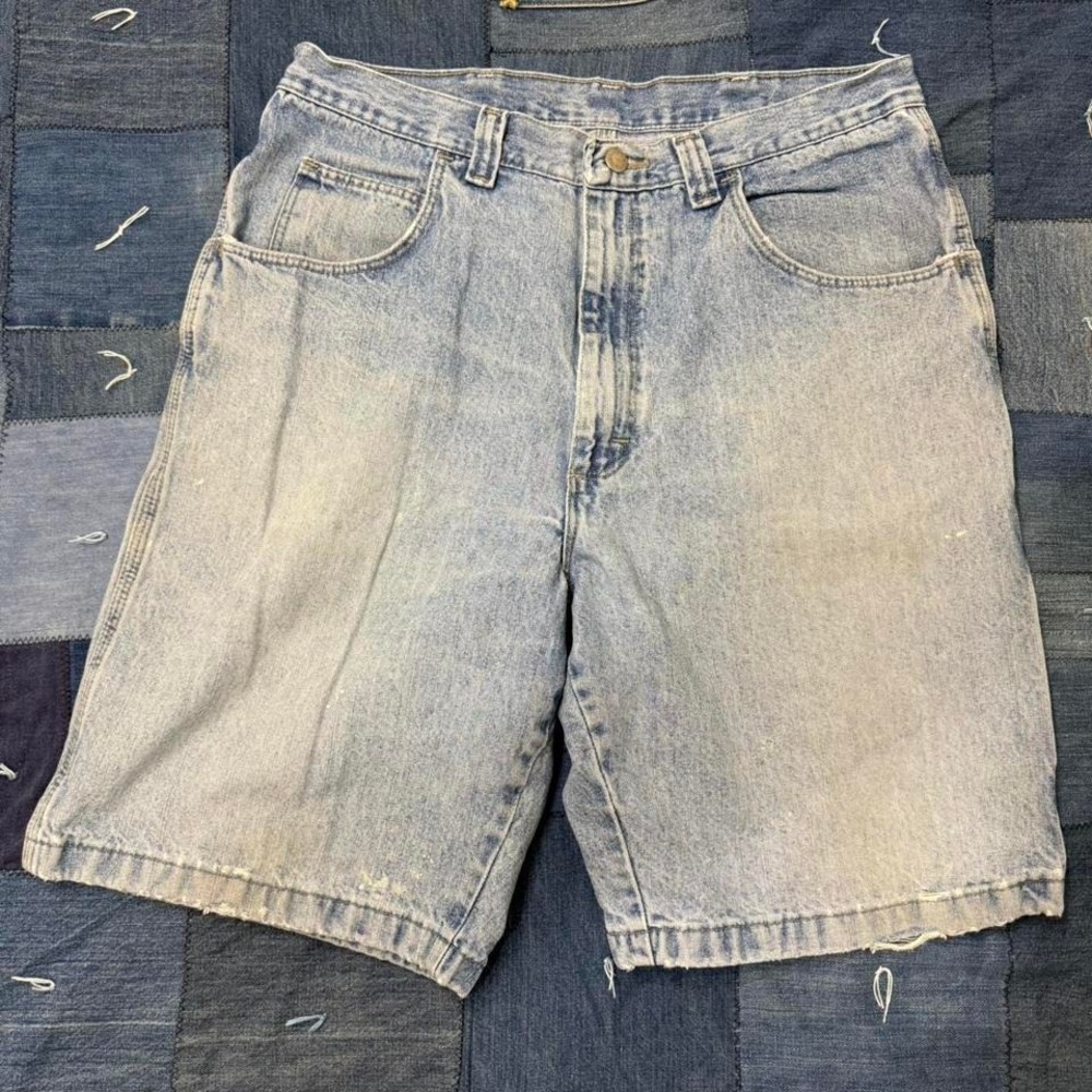 Light blue Wrangler denim shorts